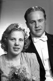 Brudparet John Hemgren. 19 maj 1945.