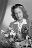 Realexamen. Ingrid Sefbom, Ruddammsgatan 7, Gävle. 28 maj 1945.