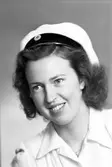Kandidat Marianne Palmgren, Gävle. Juni 1945.