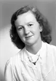 Fröken Karin Nordlund, Ruddammsgatan 50, Gävle. 13 augusti 1945.