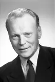 Bokhandlare Sven Schultz, Brunnsgatan 39, Gävle. 10 september 1945.