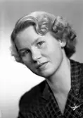 Fröken Greta Jonsson, Hattmakargatan 6, Gävle. 20 oktober 1945.