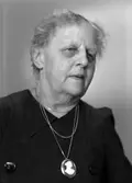 Fru Göthe, Fristaplan, Gävle. 19 februari 1946.