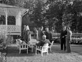 AB Tobo Bruk. Besök av finska gäster i Monarkfabrikerna. 21 augusti 1949.