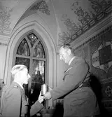 Kungsbäck. Plutonchefsskolans avslutning 5 september 1950.




