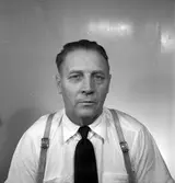 Edmund Pettersson Rederi AB. Legitimationsfotografi. Augusti 1950.

