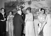 Gästriklands Läkarföreningen firar jubileum på Museet.  24 april 1952.