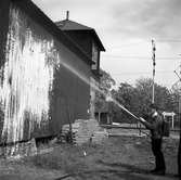 Ockelbo brandstation. Maj 1949.
