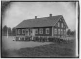 Skolbyggnad Fridhem Hidingsta.