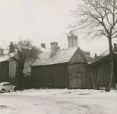 Gårdsbyggnader på Kreugerska husets tomt.