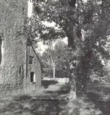 Kyrkogården vid Källa ödekyrka.