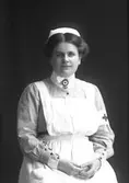 Sjuksköterska Augusta Broström. Kungsbäck, Gävle