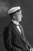 Student Johan Lindbäck. 1890 - 1960. Fjärde Tvärgatan 42, Gävle