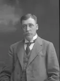 Wilhelm Gällstedt. Kassör vid Gefleborgs Läns Sparbank. Senare direktör.