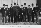 Konsuln och hans medhjälpare.
