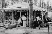 Gävle stad – Väster, Stadsträdgården.
Paviljong i Stadsträdgården, början av 1900-talet.
