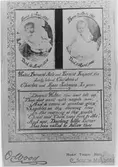 Brev alt. Vykort som skickades från Mellbourne Australien till Strömsbro, från Johan Hullander född 1863 i Strömsbro. Hullander utvandrade till Australien på 1880-talet och arbetade bl.a. vid gasverket i Mellbourne.