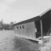 Båthus, Sydfasad
Norrmyravägen 13 Eskön.


