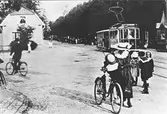 Västra vägen vid 1910-talets början.
