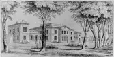 Gefle stationshus.
En utflykt på Gefle-Dala jernväg, - en handbok skriven 1860 av Claes A Adelsköld.

