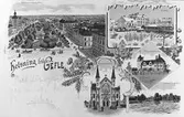 Vykort, Gävle stad.

