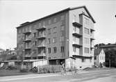 Flerbostadshus under uppförande, Luthagsesplanaden 25, Uppsala 1940