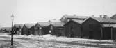 Sjöbodar vid Islandsplan.
