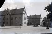 Stadshuset, Storgatan sedd österut från Järntorget.