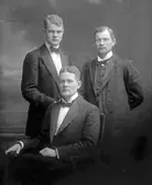 Fredrik Berg med bröder. Gefle Sparbank.