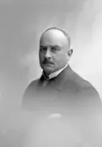 Direktör Carl Allan Wilhelm Rehntröm. Född 1876 Torpa, Södermanland. Död 1936. Källa: C B Berggren, Handelssocieteten i Gefle 1738-1938 (1938)