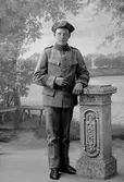 Värnpliktig 444/3 Elmer Ericsson, Kungsbäck, Gävle. 555/3. Hemadress: Homna, Voxna

