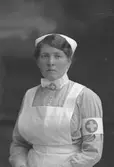 Sjuksköterskan Signe Lindberg. Lasarettet, Gävle