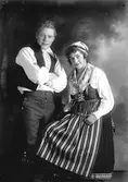 Birger Sandström och ej namngiven ung kvinna