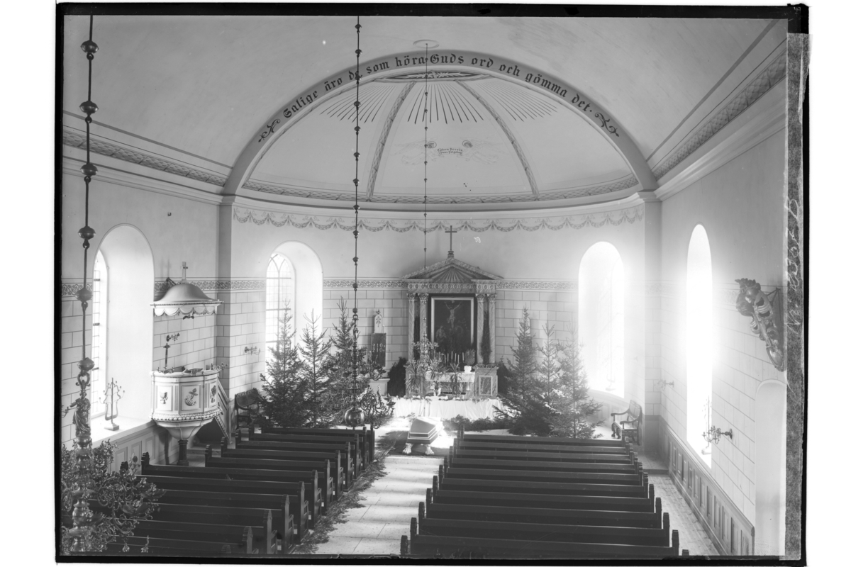 Samuel Lindskog, Stora Mellösa kyrka, interiör.