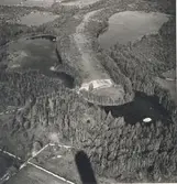 Flygfoto över Jordtorpsåsen, delen Törnbotten-Holmetorp.