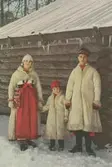 Vinterdräkter från Rättviks socken i Dalarna.