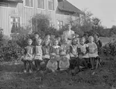 Bäckseda kyrkskola, bild beställd av Edv. Boström.