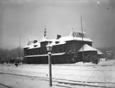 Järnvägsstation i Storvik.