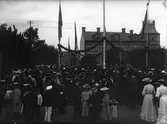 Invigning av Vetlanda station dem 14 juli  år 1906.