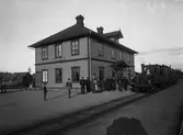 Järnvägsstationen i Vetlanda, tidigt 1900-tal.