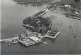 Flygfoto över Slottsholmen 1933.