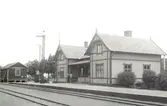 Söderåkra Järnvägsstation omkring1920.