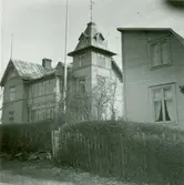 Bostadshus nära järnvägsstationen i Borgholm.
