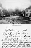 Bref kort till Fröken Sivan Krook i Skövde tidigt 1900-tal. Motiv från Värnamo.