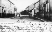 Bref-kort till Fröken Elesif Krook i Skövde på tidigt 1900-tal. Motiv från Värnamo.