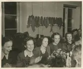 Luciafirande. Kirudds konfektionsindustri, Vänersborg.