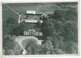 Flygfoto över Högsby sn, Ruda. Ruda gård, herrgård med med ekonomibyggnader ängar och skog.