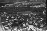 Flygfotografi över Villastaden, 1936.
