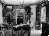 Interiör från Ingenjör A. Björks hem på 1898-talet.
