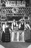 Folkmarknaden i Stadshuset 1911. Från vänster i bild:
Fru Natalia Eriksson, Fröken Ebba Frick, Fröken Signe Björkengren och Fröken Greta Holmgren.
